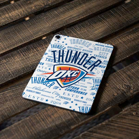 NBA Oklahoma City Thunder Historic Blast Apple iPad Pro Skin