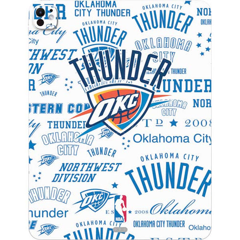 NBA Oklahoma City Thunder Historic Blast iPad Pro 13in M4 (2024) Skin