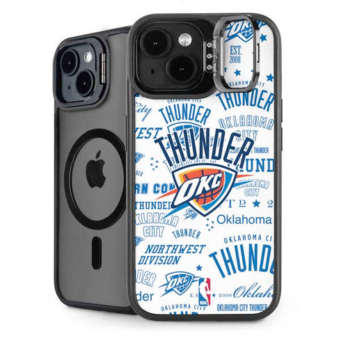 NBA Oklahoma City Thunder Historic Blast iPhone 15 Plus Kickstand Case