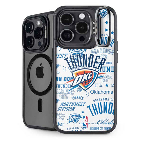 NBA Oklahoma City Thunder Historic Blast iPhone 15 Pro Kickstand Case
