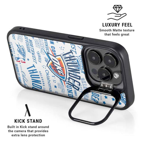 NBA Oklahoma City Thunder Historic Blast iPhone 15 Pro Kickstand Case