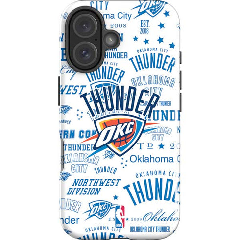 NBA Oklahoma City Thunder Historic Blast iPhone 16 Plus Impact Case