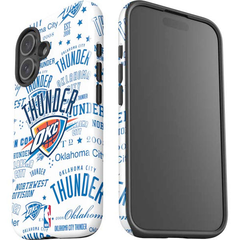 NBA Oklahoma City Thunder Historic Blast iPhone 16 Plus Impact Case