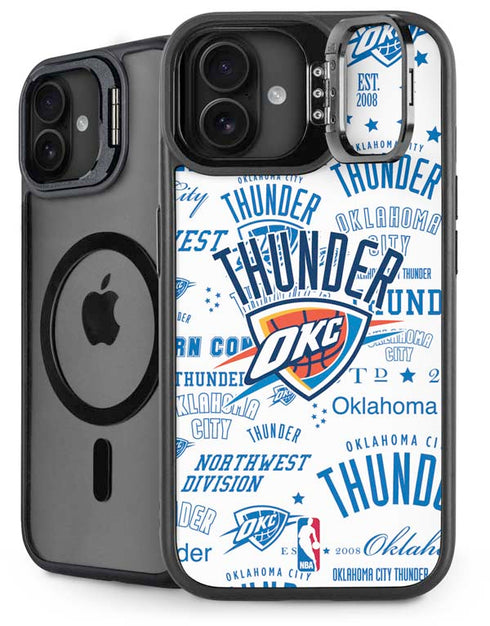 NBA Oklahoma City Thunder Historic Blast iPhone 16 Plus Kickstand Case