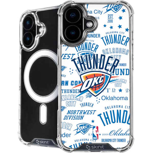 NBA Oklahoma City Thunder Historic Blast iPhone 16 Plus MagSafe Case
