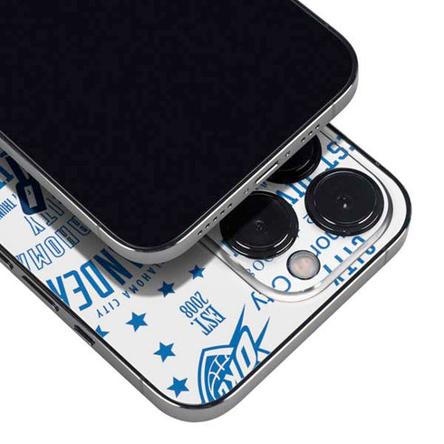 NBA Oklahoma City Thunder Historic Blast iPhone 16 Pro Max Skin