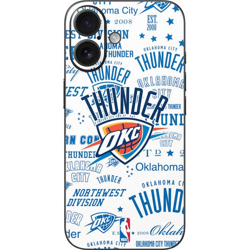 NBA Oklahoma City Thunder Historic Blast iPhone 16 Skin