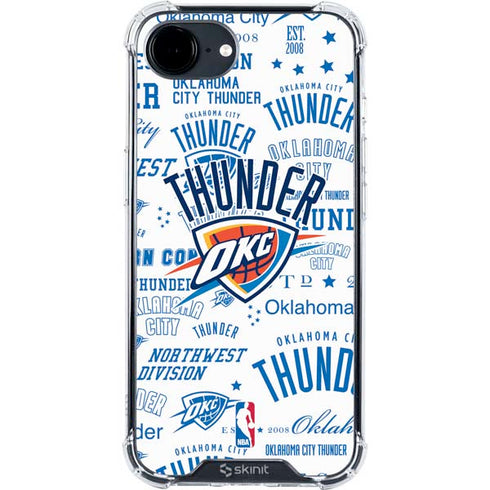 NBA Oklahoma City Thunder Historic Blast iPhone 16e Clear Case