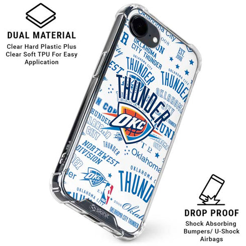 NBA Oklahoma City Thunder Historic Blast iPhone 16e Clear Case