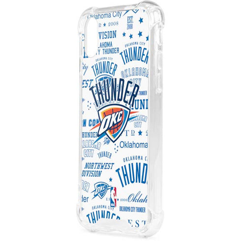 NBA Oklahoma City Thunder Historic Blast iPhone XS Clear Case