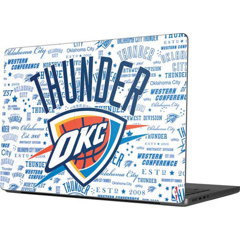 NBA Oklahoma City Thunder Historic Blast Apple MacBook Pro 14-inch Skin