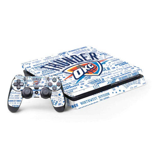 NBA Oklahoma City Thunder Historic Blast PlayStation PS4 Skins