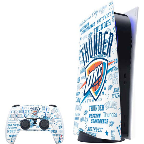 NBA Oklahoma City Thunder Historic Blast PlayStation PS5 Skins