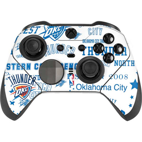 NBA Oklahoma City Thunder Historic Blast Xbox Elite Wireless Controller Series 2 Skin