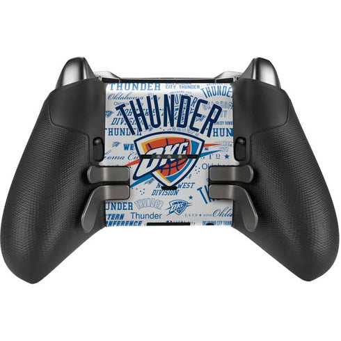 NBA Oklahoma City Thunder Historic Blast Xbox Elite Wireless Controller Series 2 Skin