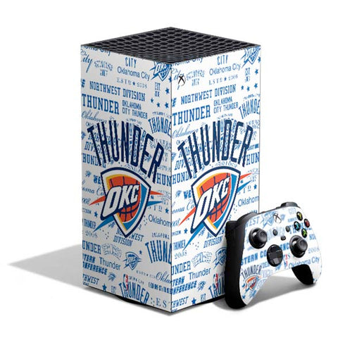 NBA Oklahoma City Thunder Historic Blast XBox Series X Digital Edition Bundle Skin