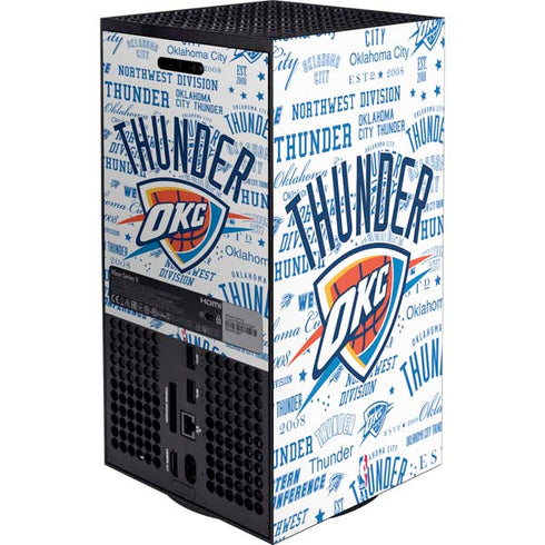 NBA Oklahoma City Thunder Historic Blast XBox Series X Digital Edition Bundle Skin