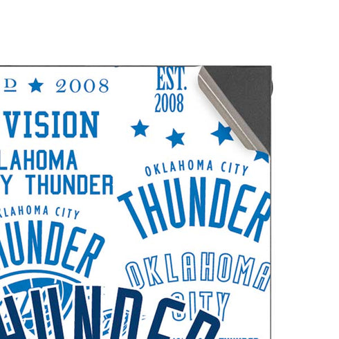 NBA Oklahoma City Thunder Historic Blast XBox Series X Digital Edition Console Skin