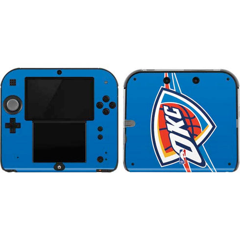 NBA Oklahoma City Thunder Large Logo Nintendo Skins