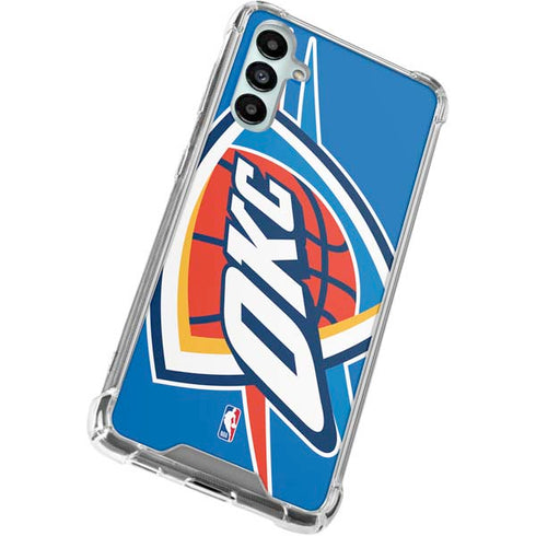 NBA Oklahoma City Thunder Large Logo Gabb Phone 4 Clear Case