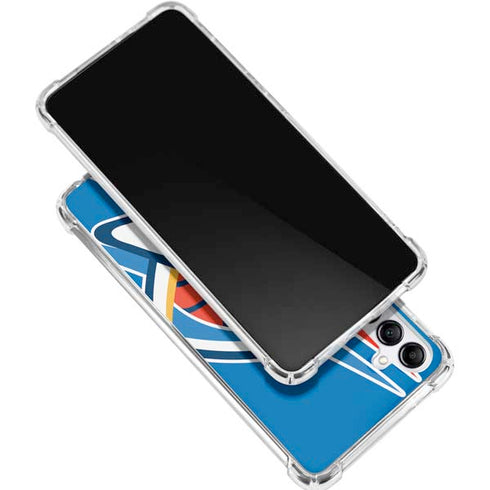NBA Oklahoma City Thunder Large Logo Gabb Phone 4 Clear Case