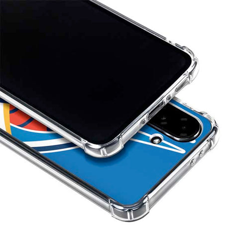 NBA Oklahoma City Thunder Large Logo Galaxy A36 5G Clear Case