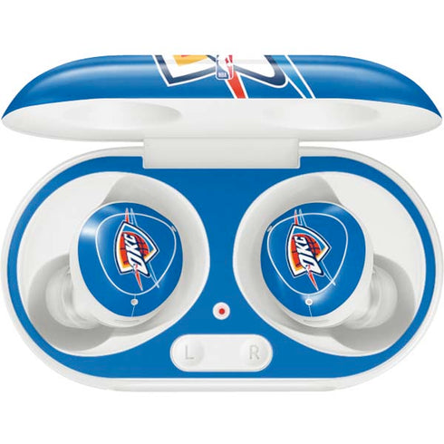 NBA Oklahoma City Thunder Large Logo Galaxy Buds Plus Skin
