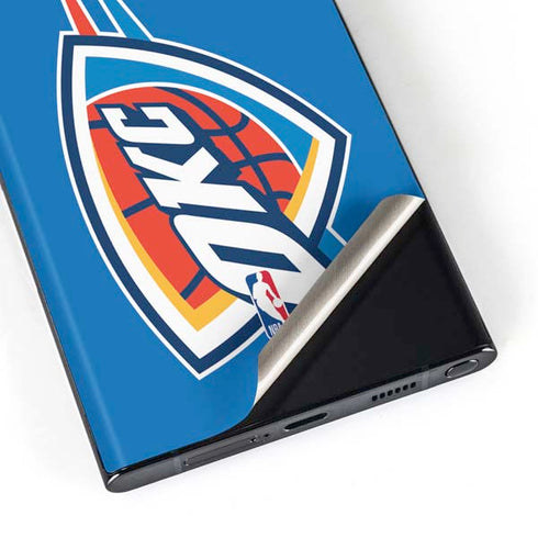 NBA Oklahoma City Thunder Large Logo Galaxy Skins