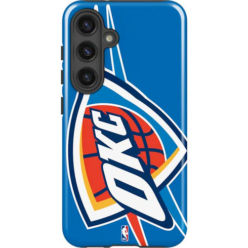 NBA Oklahoma City Thunder Large Logo Galaxy S25 Impact Case