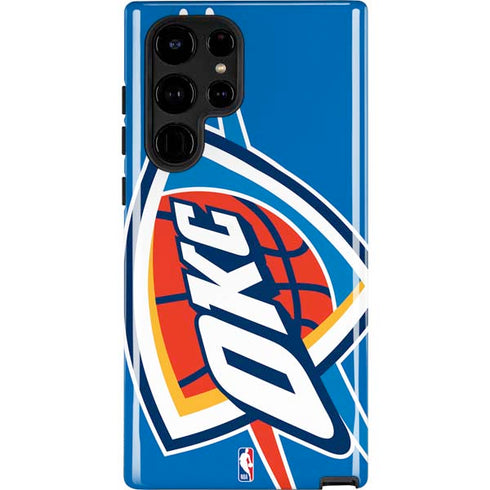 NBA Oklahoma City Thunder Large Logo Galaxy S25 Ultra Impact Case