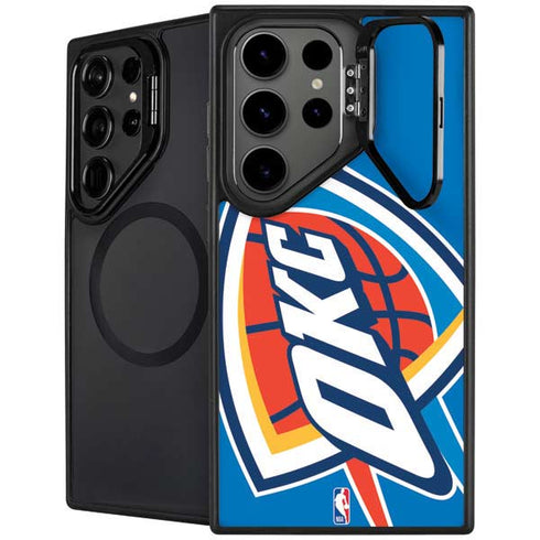NBA Oklahoma City Thunder Large Logo Galaxy S24 Ultra Kickstand Case