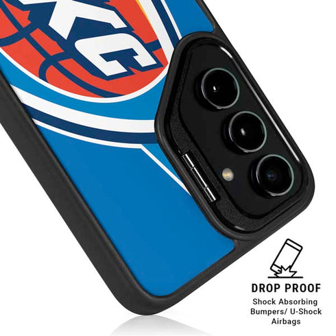 NBA Oklahoma City Thunder Large Logo Galaxy S25 Ultra Kickstand Case