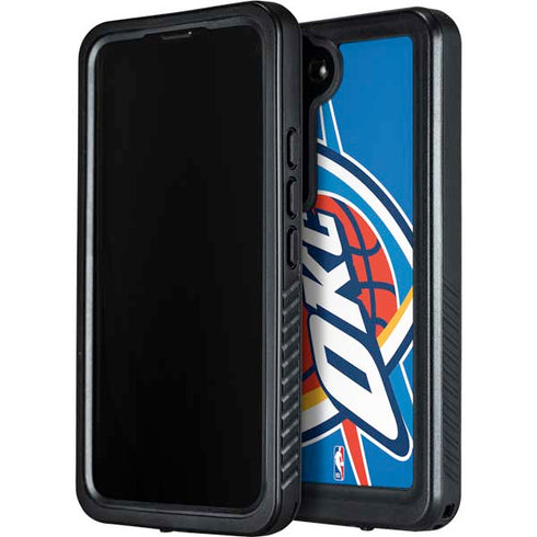 NBA Oklahoma City Thunder Large Logo Galaxy S24 Waterproof Case