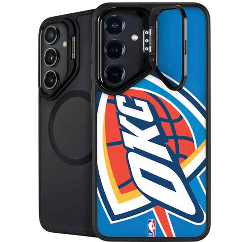NBA Oklahoma City Thunder Large Logo Galaxy S25 FE Kickstand Case