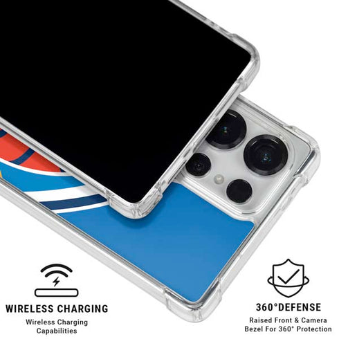 NBA Oklahoma City Thunder Large Logo Galaxy S25 Ultra Clear Case