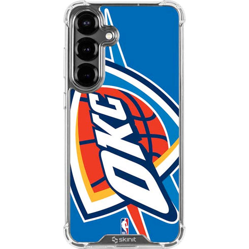 NBA Oklahoma City Thunder Large Logo Galaxy S26 Clear Case