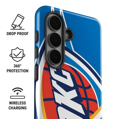 NBA Oklahoma City Thunder Large Logo Galaxy S26 Plus Impact Case