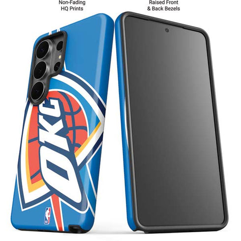NBA Oklahoma City Thunder Large Logo Galaxy S26 Ultra Impact Case