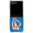 NBA Oklahoma City Thunder Large Logo Galaxy Z Flip7 Clear Case