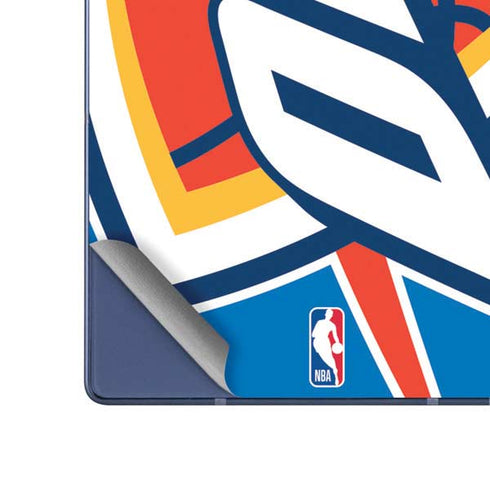 NBA Oklahoma City Thunder Large Logo Galaxy Z Fold6 Skin