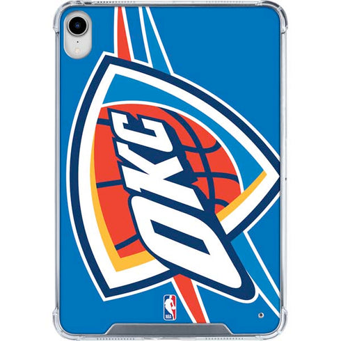 NBA Oklahoma City Thunder Large Logo iPad 11th Gen (2025) Clear Case