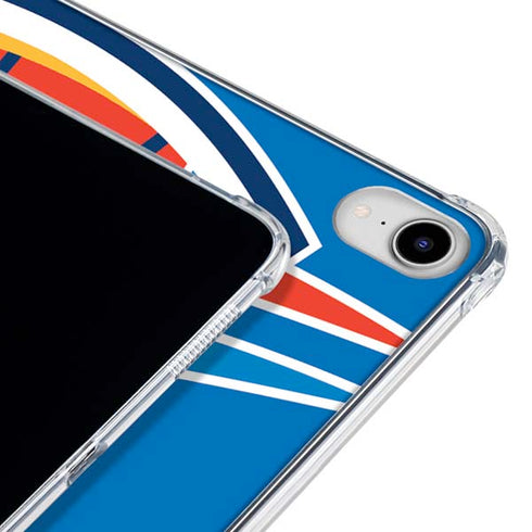 NBA Oklahoma City Thunder Large Logo iPad 11th Gen (2025) Clear Case