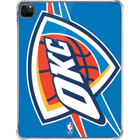 NBA Oklahoma City Thunder Large Logo iPad Pro 11in (2024) Clear Case