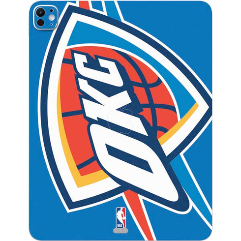 NBA Oklahoma City Thunder Large Logo iPad Pro 13in M4 (2024) Skin