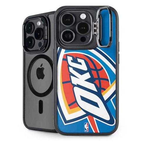NBA Oklahoma City Thunder Large Logo iPhone 13 Pro Kickstand Case
