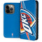 NBA Oklahoma City Thunder Large Logo iPhone 15 Pro Folio Case