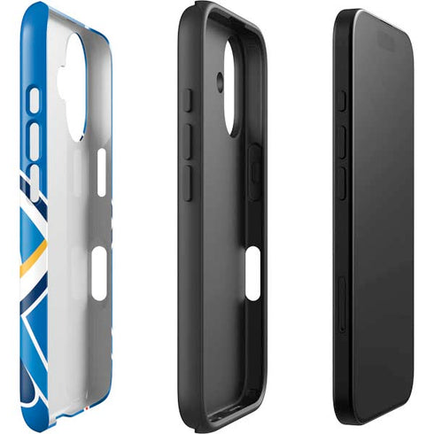 NBA Oklahoma City Thunder Large Logo iPhone 16 Impact Case