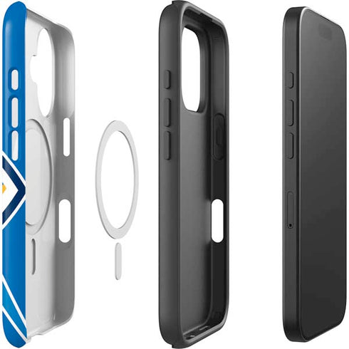 NBA Oklahoma City Thunder Large Logo iPhone 16 Magsafe Impact Case