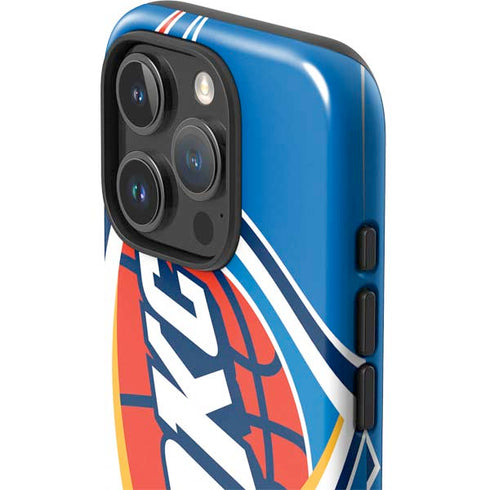 NBA Oklahoma City Thunder Large Logo iPhone 16 Pro Impact Case