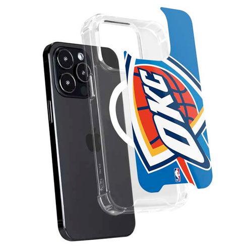 NBA Oklahoma City Thunder Large Logo iPhone 16 Pro Max MagSafe Case